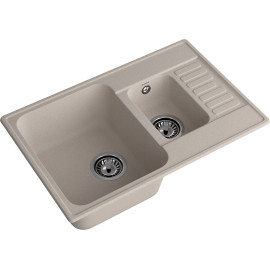 Кухонная мойка GRANFEST QUARZ GF-Z 21К песочный
