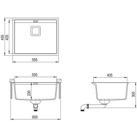 Кухонная мойка AQUASANITA Delicia SQD100AW (silica 111)