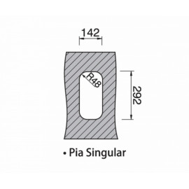 Кухонная мойка RODI Singular LUX 3,5