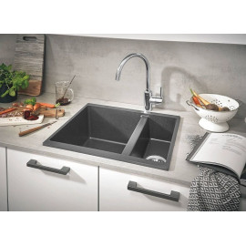Кухонная мойка GROHE K500 серый гранит 31648AT0