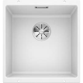 Кухонная мойка Blanco SUBLINE 400-U SILGRANIT белый с отв.арм. InFino (арт.523426)
