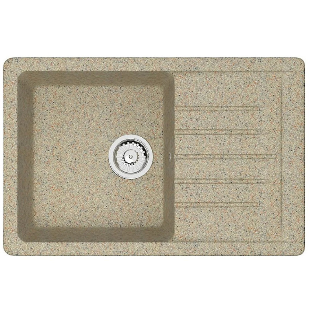 Кухонная мойка ZETT lab 16/Q5 песок T016Q005