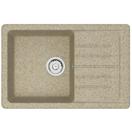 Кухонная мойка ZETT lab 16/Q5 песок T016Q005