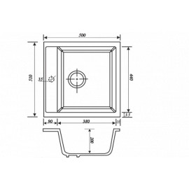 Кухонная мойка KAISER KMM-5051Beige