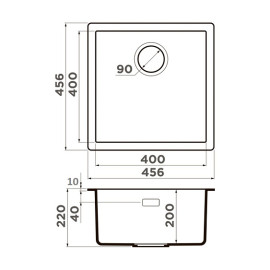 Кухонная мойка OMOIKIRI Yamakawa 45T-U/I-WH (4993310)