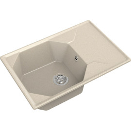 Кухонная мойка GRANFEST GF-U-740L бежевый