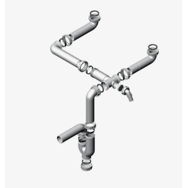 Кухонная мойка ALVEUS BASIC 150 NAT-90 1136532 (в комплекте с сифоном 1130543)