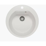 Кухонная мойка POLYGRAN Atol-520 №36 белый хлопок