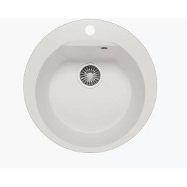 Кухонная мойка POLYGRAN Atol-520 №36 белый хлопок