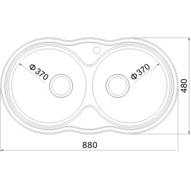 Кухонная мойка OULIN OL-362