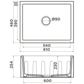 Кухонная мойка OMOIKIRI Mikura 61-RG MATT (4911256)