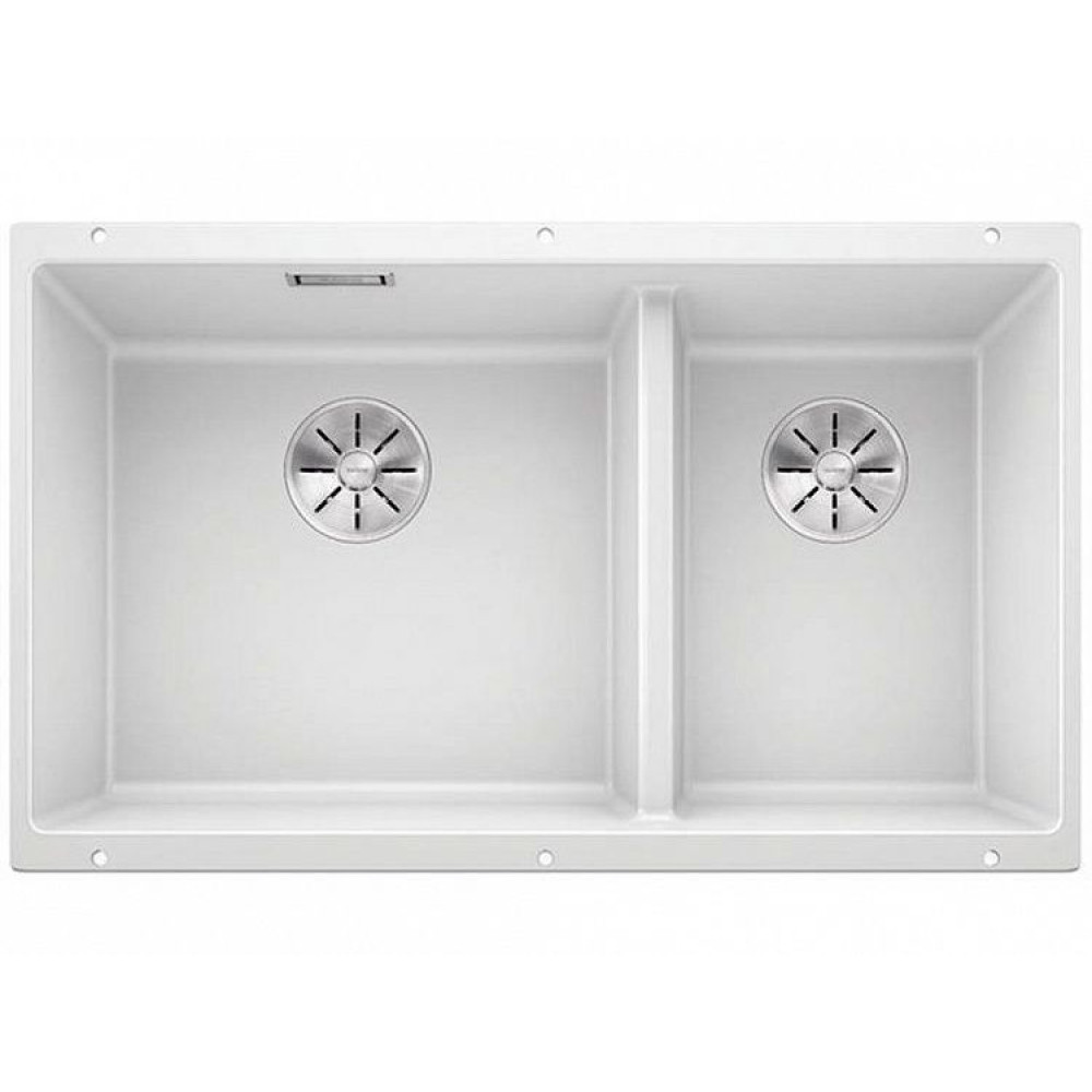 Кухонная мойка Blanco SUBLINE 430/270-U белый c отв.арм. InFino (арт.523155)