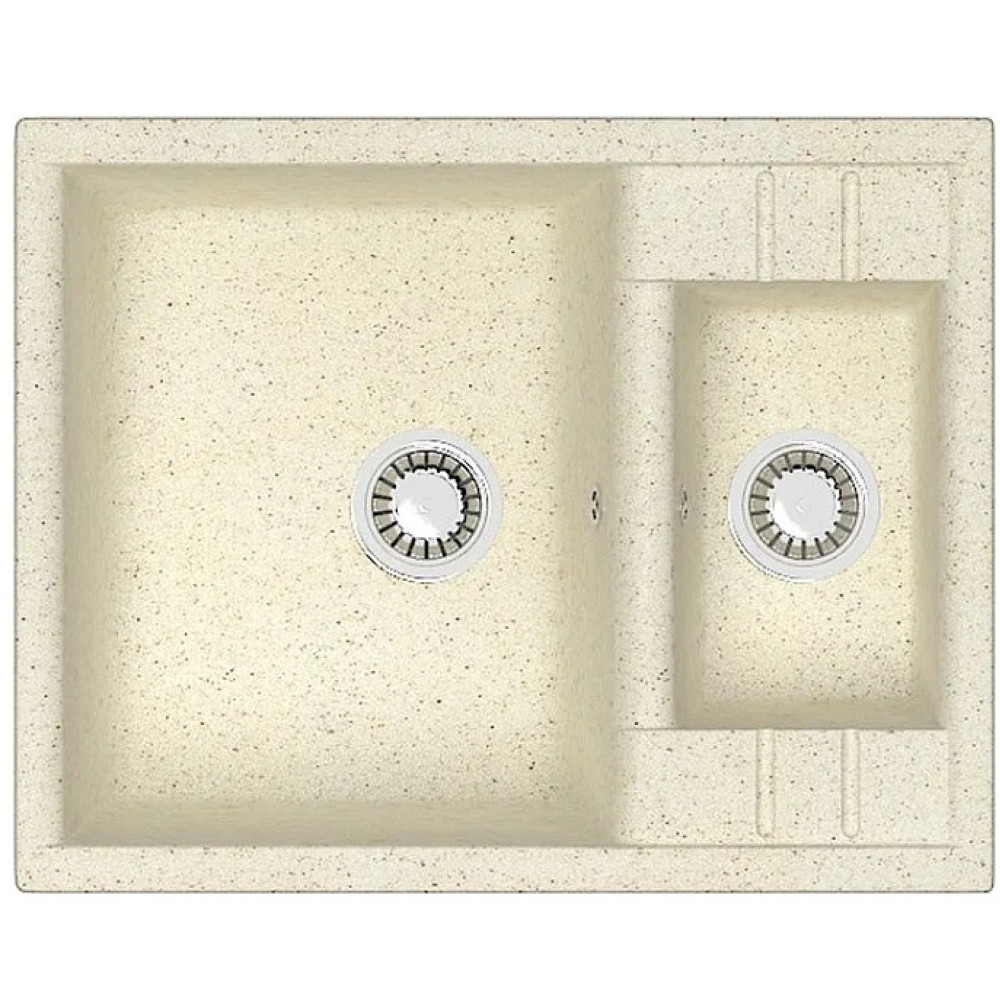 Кухонная мойка ZETT lab 190/Q2 бежевый T190Q002