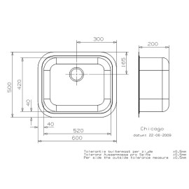 Кухонная мойка REGINOX chicago lux okg (c/box)