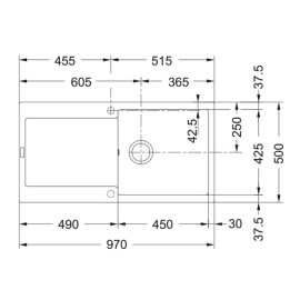 Кухонная мойка FRANKE MRG 611-97 оникс (114.0157.482)