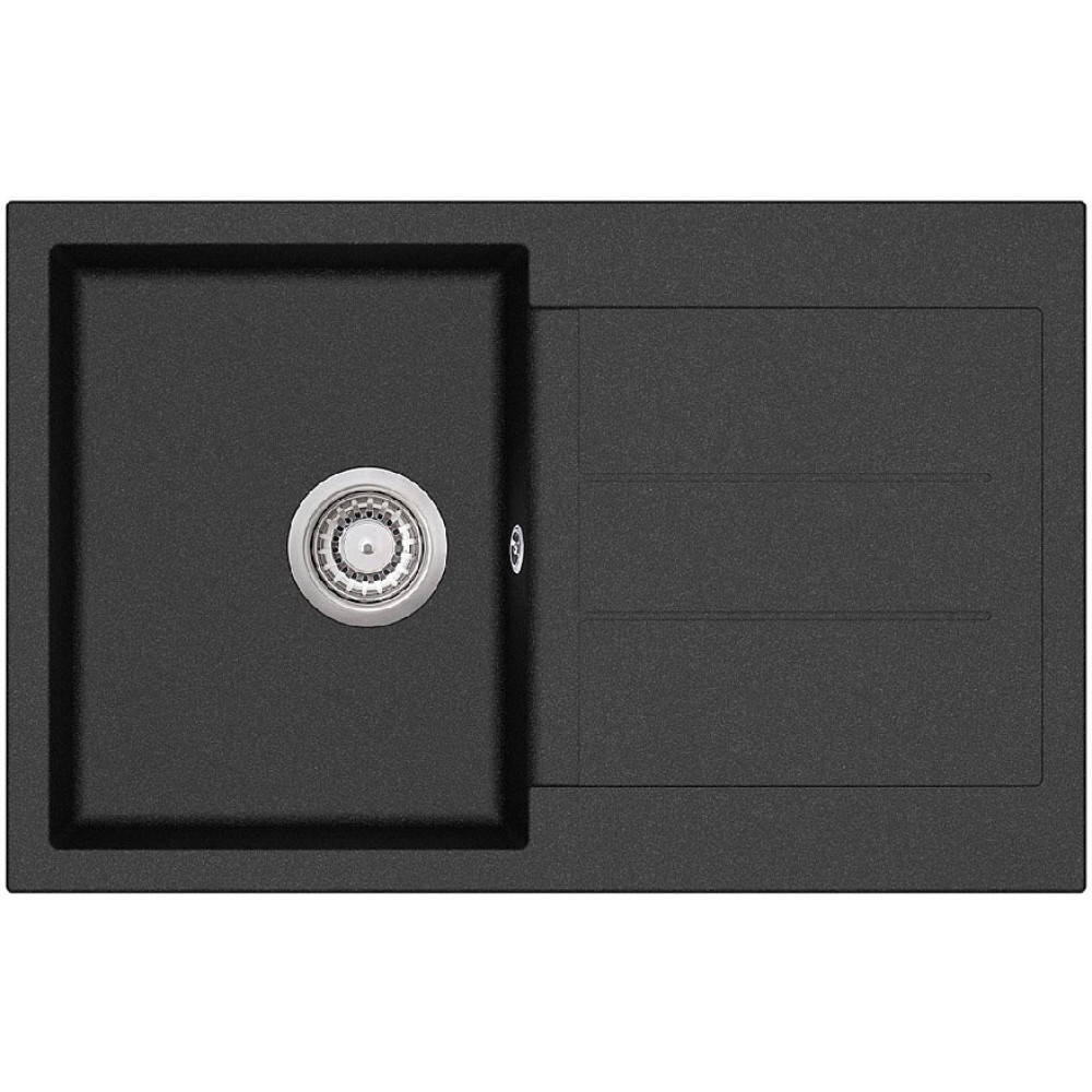Кухонная мойка AQUASANITA Tesa SQT101AW (black metallic 601)