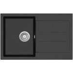 Кухонная мойка AQUASANITA Tesa SQT101AW (black metallic 601)