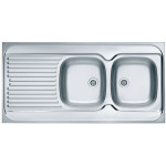 Кухонная мойка ALVEUS Classic 100 NAT-60 1200X600 правая (в комплекте с сифоном)