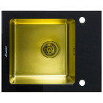 Мойка Seaman Eco Glass SMG-610B Gold (PVD)