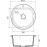 Кухонная мойка GRANFEST SMART GF-SM435 бежевый