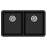 Кухонная мойка AQUASANITA Arca SQA200W (черный 601)