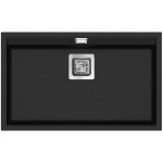 Кухонная мойка AQUASANITA Delicia SQD101AW (black metallic 601)