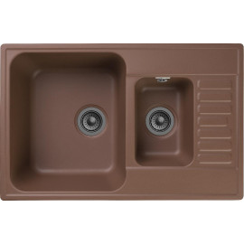 Кухонная мойка GRANFEST QUARZ GF-Z 21К терракот