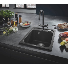 Кухонная мойка GROHE K700 черный гранит 31650AP0
