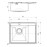 Кухонная мойка ALVEUS Quarto 20 BRS-90 1124383 (в комплекте с сифоном)