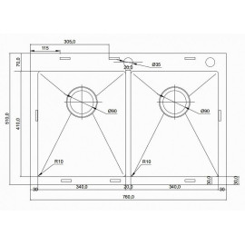 Мойка Seaman Eco Marino SMB-7651DS.B