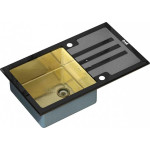 Кухонная мойка ZORG GL-7851-BLACK-BRONZE