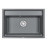 Кухонная мойка GRANULA KS-7301 алюминиум