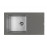 Кухонная мойка FLORENTINA Комби 860 серый шелк (21.400.D0860.307)
