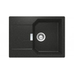 Мойка SCHOCK 700562 manhattan 45 d cristalite корз.клапан 690x510 оникс