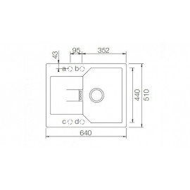 Мойка SCHOCK 700573 manhattan 40 d cristalite корз.клапан 640x510 оникс