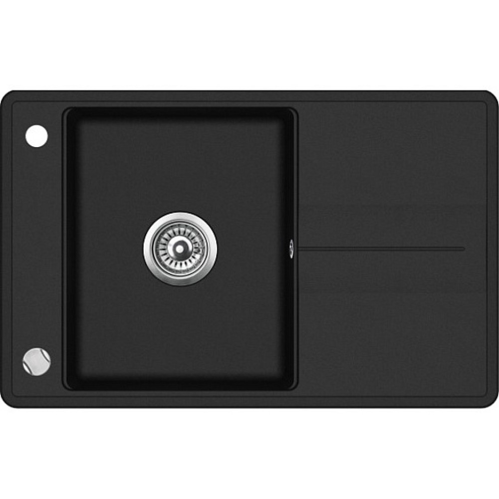 Кухонная мойка AQUASANITA Bella SQB101AW (black metallic 601)