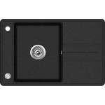 Кухонная мойка AQUASANITA Bella SQB101AW (black metallic 601)