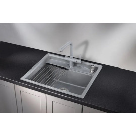 Кухонная мойка GRANULA KS-6003 алюминиум
