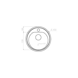 Кухонная мойка POLYGRAN F-05-14 серый