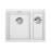 Кухонная мойка BLANCO SUBLINE 340/160-U SILGRANIT 523552 белый