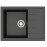 Кухонная мойка ZETT lab 150/Q4 черный T150Q004