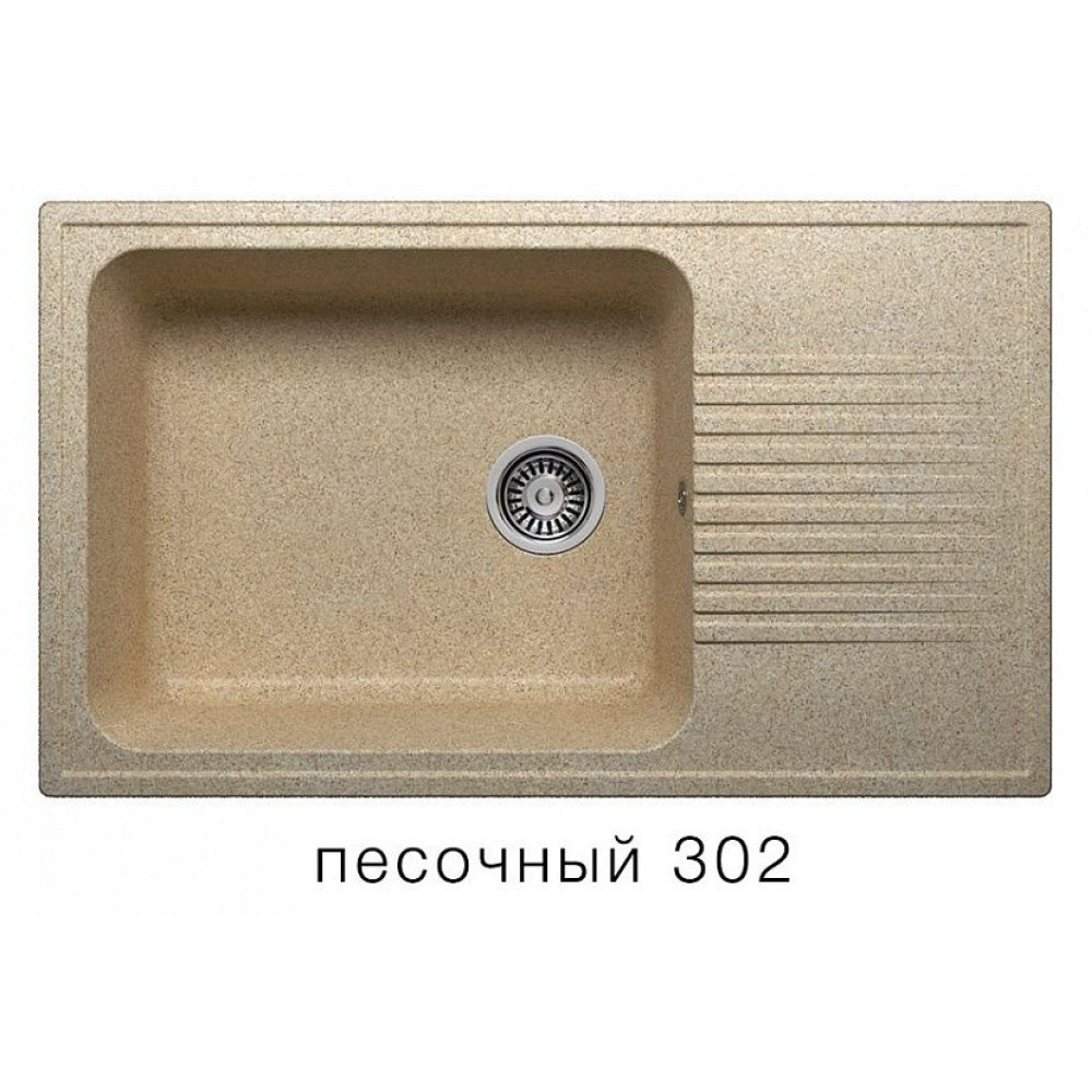 Мойка POLYGRAN F-19 песочный №302