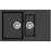 Кухонная мойка AQUASANITA Tesa SQT151AW (black metallic 601)