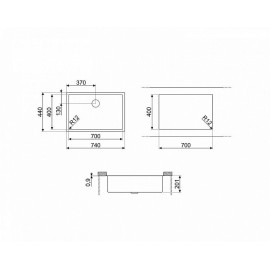 Кухонная мойка SMEG VR12S70