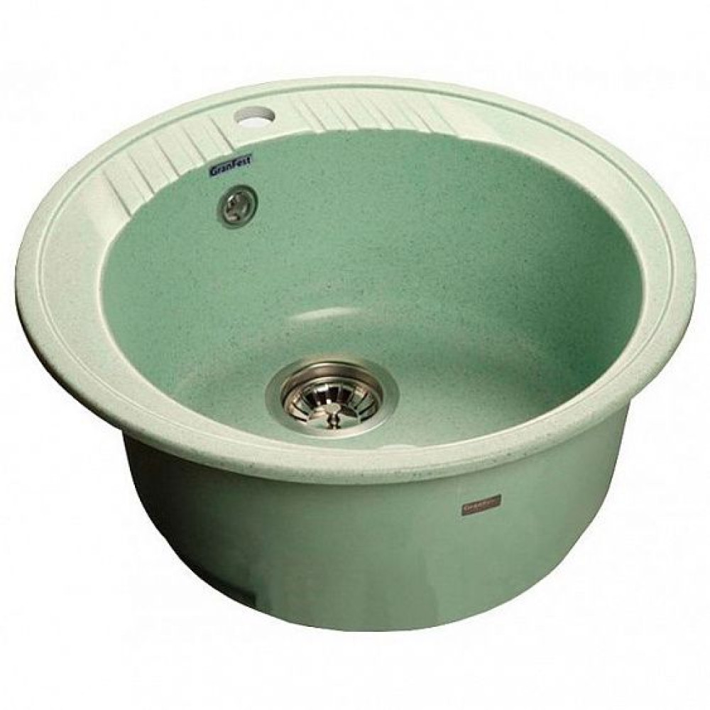 Кухонная мойка GRANFEST Rondo GF-R520 салатовый
