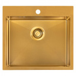 Кухонная мойка ZORG ZRN 5055 Nano PVD Gold