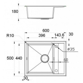 Кухонная мойка ZORG SH R 6050