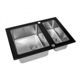 Кухонная мойка ZORG GS 6750-2 черный