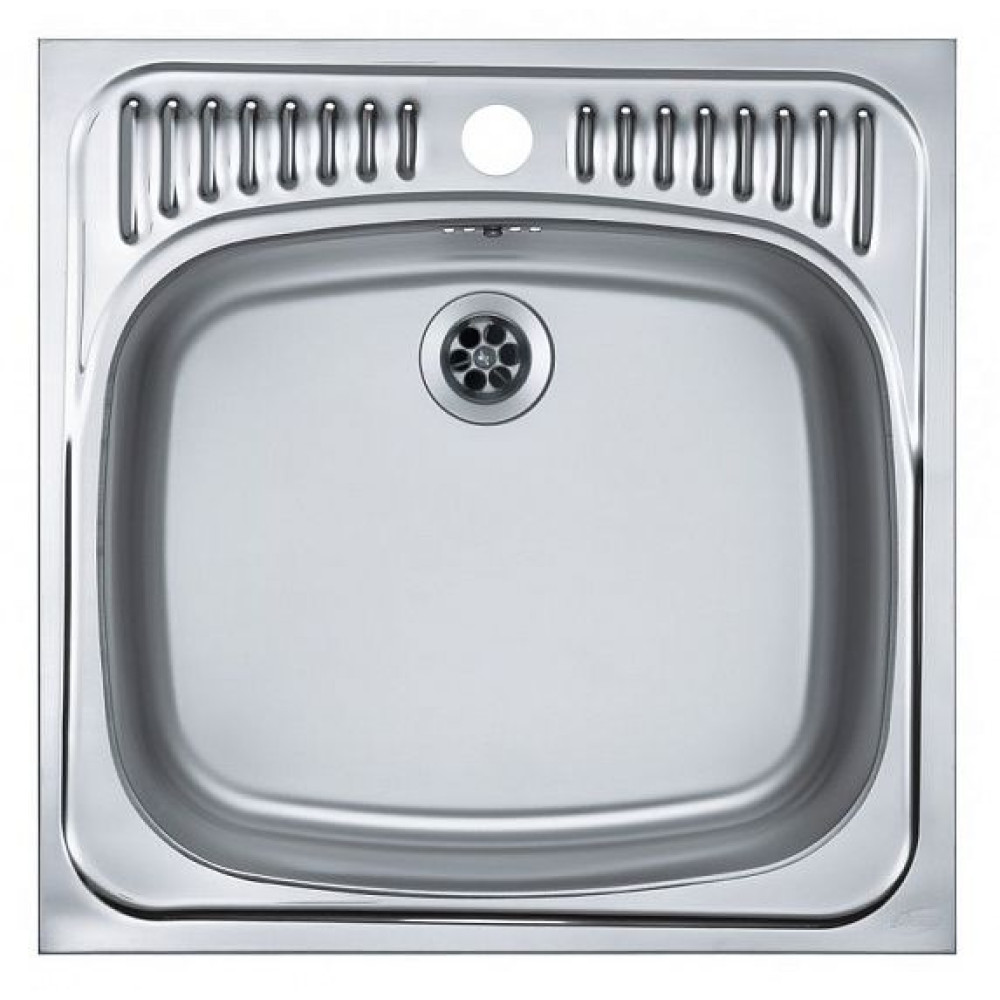 Кухонная мойка ALVEUS Basic 130 NAT-60 465X465 (в комплекте с сифоном)