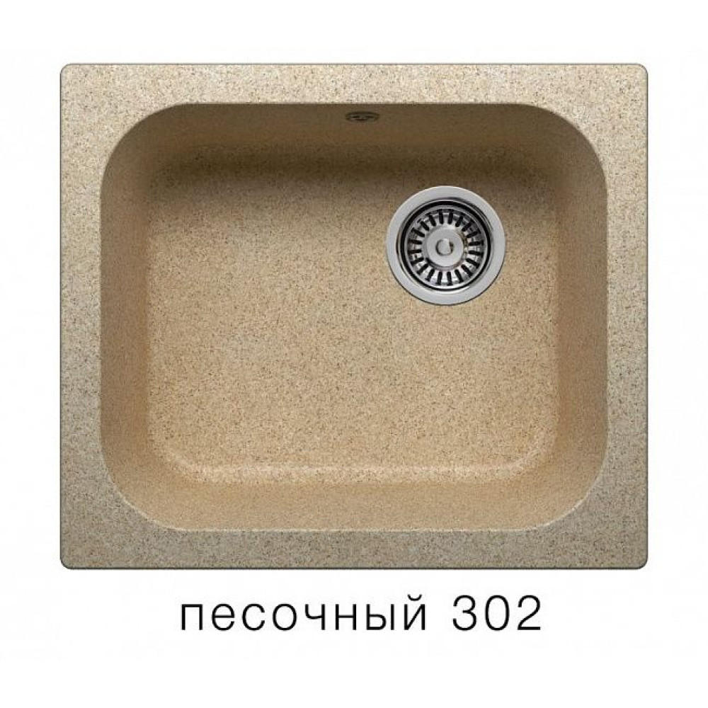 Кухонная мойка POLYGRAN F-17 песочный №302